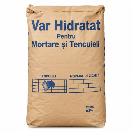 Var hidratat Carmeuse CL 70-S pentru mortare si tencuieli, 20 kg